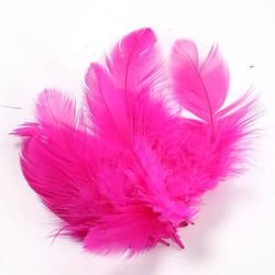 Feathers ca. 200 pcs - pink