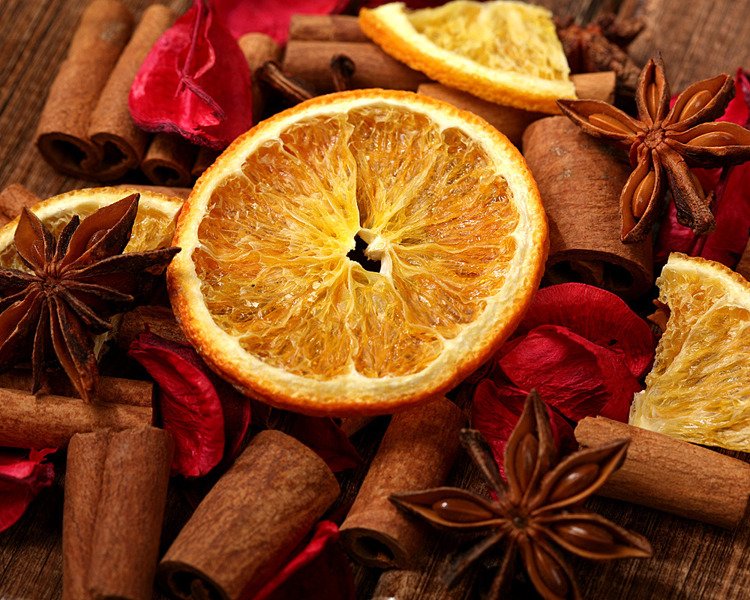 Natural Potpourri – Cinnamon, Anise and Sweet Orange with Flowers Fragrance (C)