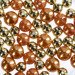 Perlen, Zierperlen 50g Gold 