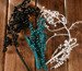 Gałązki świąteczne dekoracyjne Canella cena za op 3 szt 20-30 cm biało-niebiesko-czarne