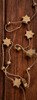 Girlanda gwiazdek drewnianych złotych na sznurku 250 cm