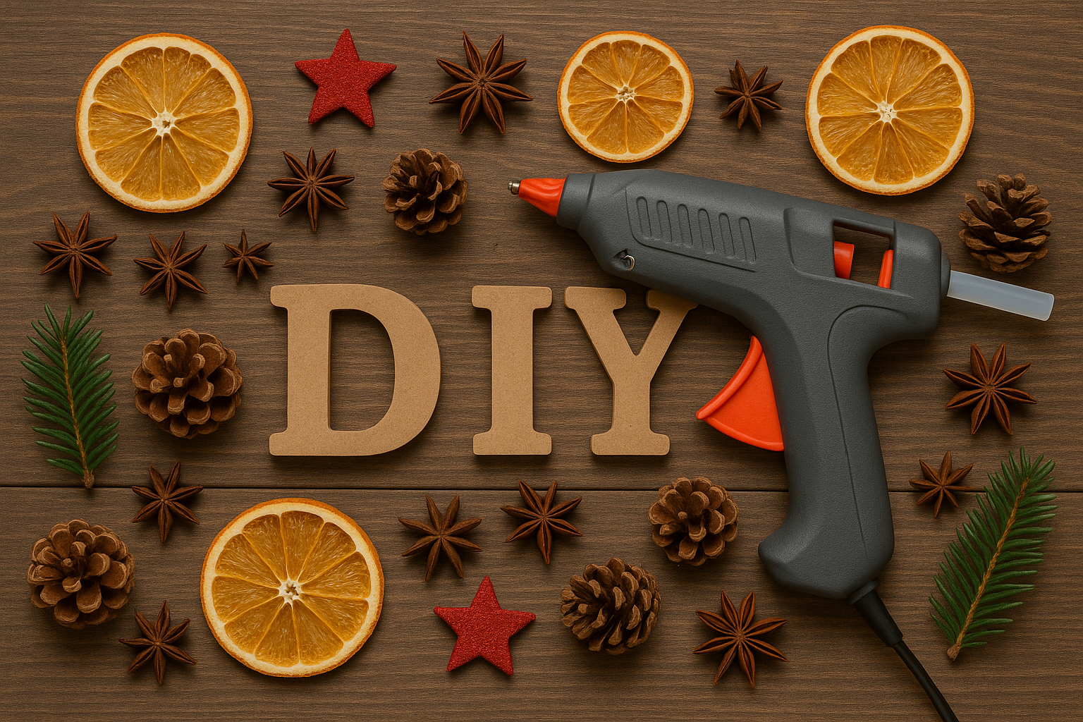 Świąteczne DIY – Naturalny Zestaw do Tworzenia Dekoracji