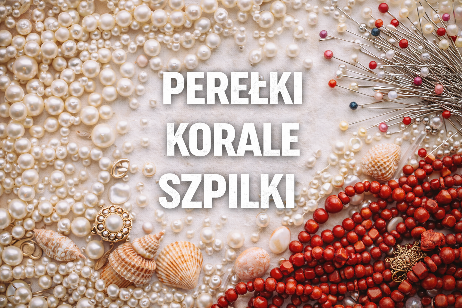 perełki koraliki szpilki