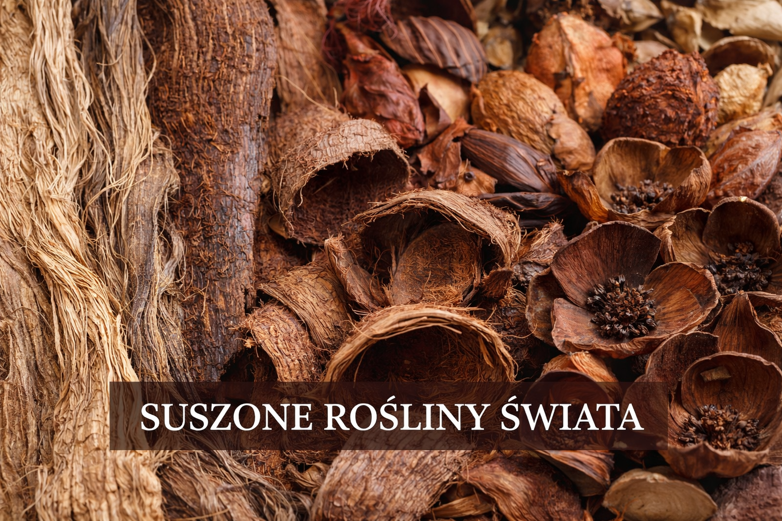 NATURALNE EGZOTYCZNE ROŚLINY SUSZONE