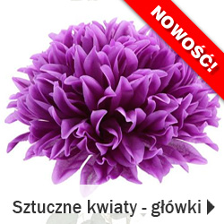 Kwiaty sztuczne - główki kwiatowe