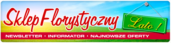 SklepFlorystyczny - newsletter - nagłówek