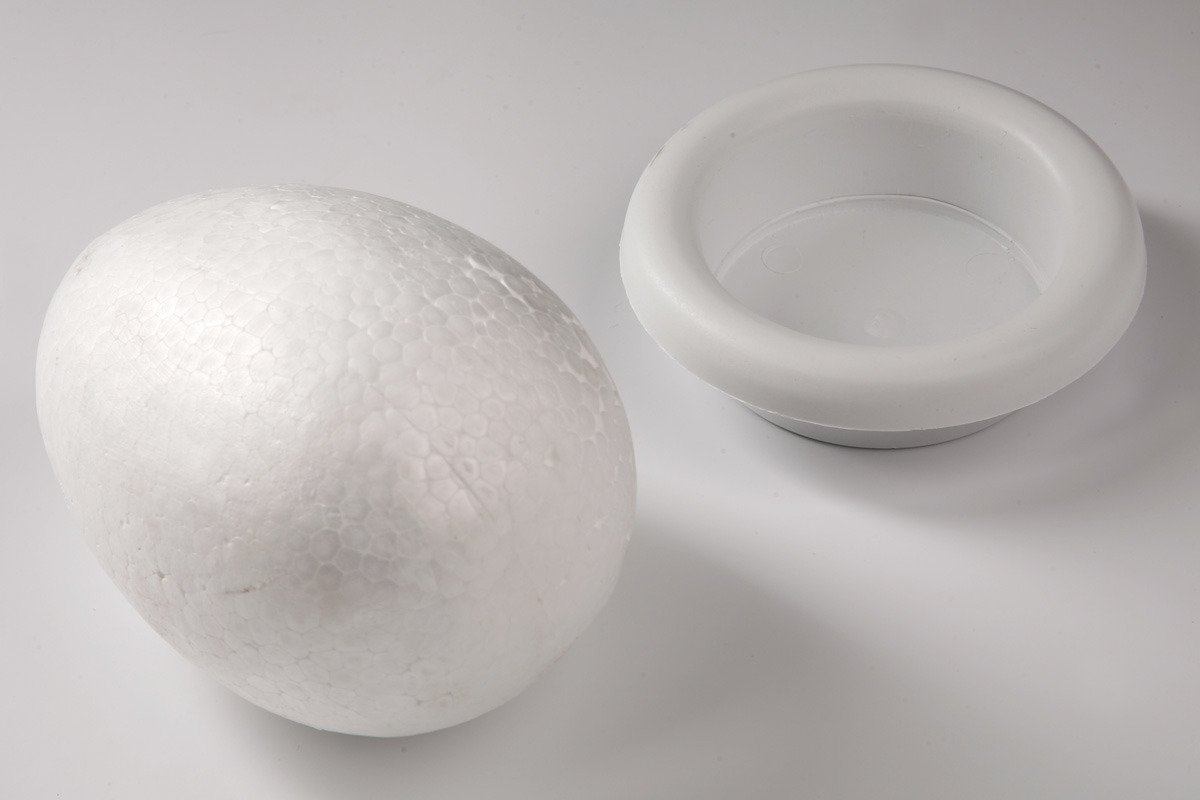 Egg on the basis of 12/18 cm Styrofoam egg styrofoam floral Spring