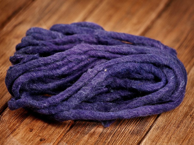 Felt string navy blue- purple 150cm