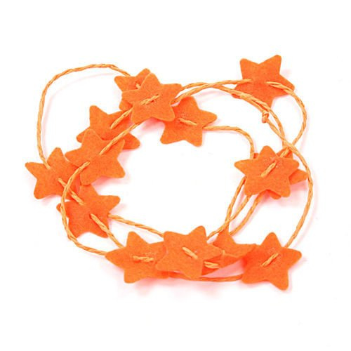 Garland stars orange 