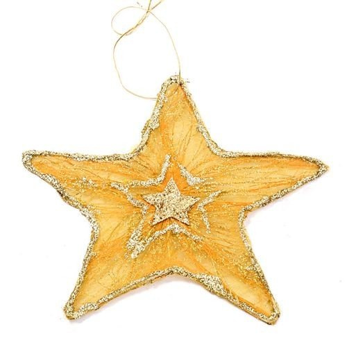 Golden Organza Star 40 cm