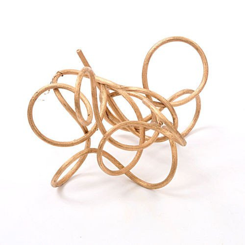 Rattan knots red-gold 10-12 cm 8 pcs/pkg