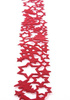 Felt garland - stars, fuchsia 6 cm x 180 cm