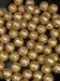 Golden glitter balls 15mm 24 pcs / pack