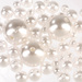 Pearls beads white 50g approx. 250 pieces