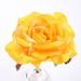 Rose head yellow 12 cm  3 szt/op