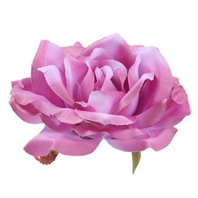 Köpfchen der Rose 11,5 cm, 12 Stck - violett