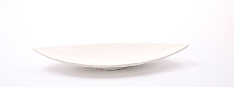 Blumentopf: Boot, flach 37 cm - weiß