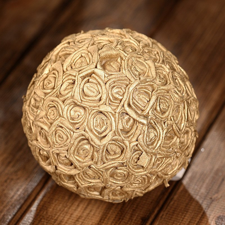 Goldener Sola Kugel 14-16 cm