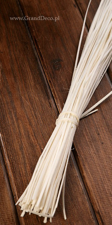 Rattanstreifen - Länge 100 cm, Bündel ca. 50 g - weiß