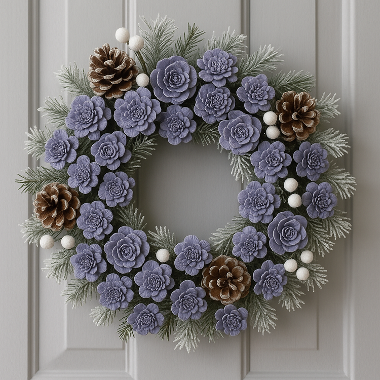 Getrocknete Salzblumen 45-50 Stück / Packung - Pastellpurpur