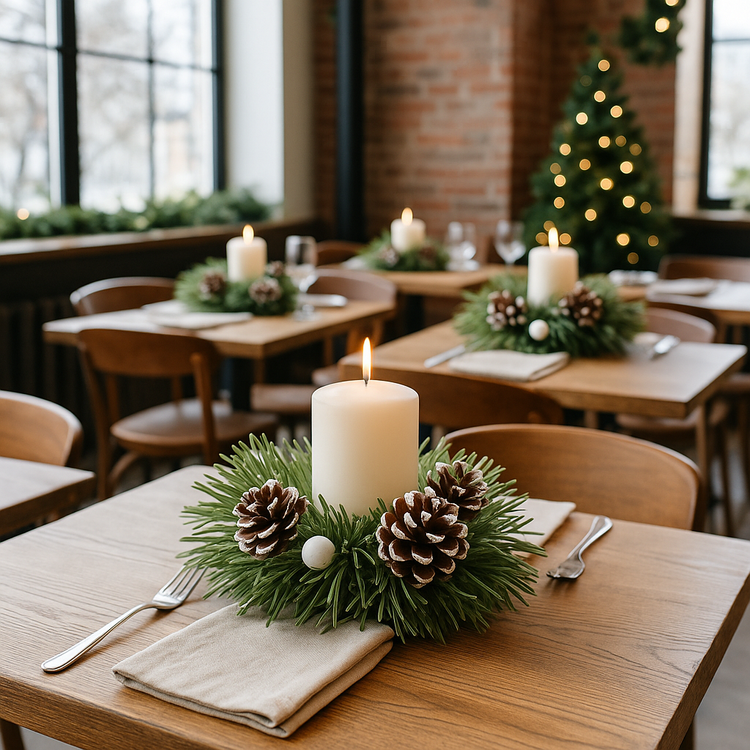 Flower Box with sponge for dry and artificial plants 10/10 cm, eco pattern 
