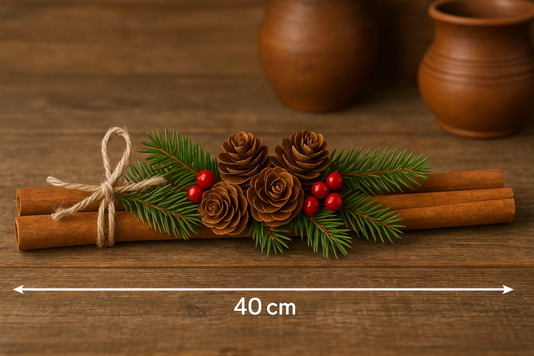 Kranz aus natural Zapfen ca. 30 cm