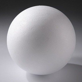 Styrofoam ball, diameter 15 cm