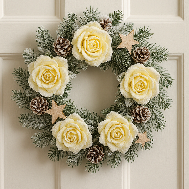 Rosenkopf Cremig 11,5 cm 3 Stk/Pkt