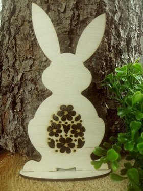 Hölzerner stehender Hase15 cm