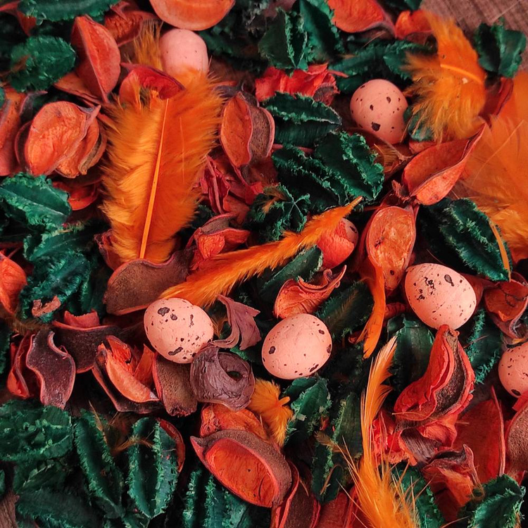 Suszone rośliny do zrobienia ozdób na Wielkanoc 