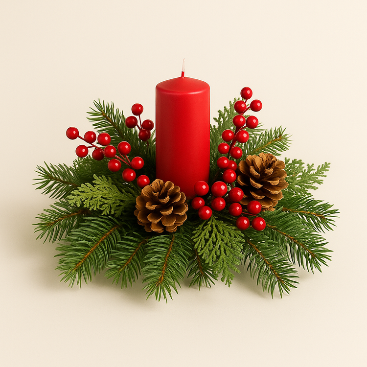 Dekorationsschwamm, grün geschnitten, Selbstmontageset