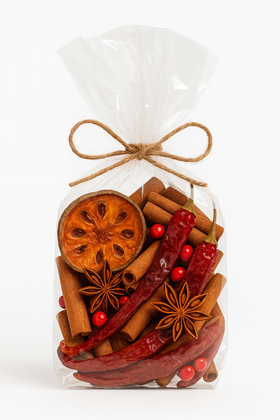 Natural Potpourri –Smell of Cinnamon, Anise and Hot Pepper (D)