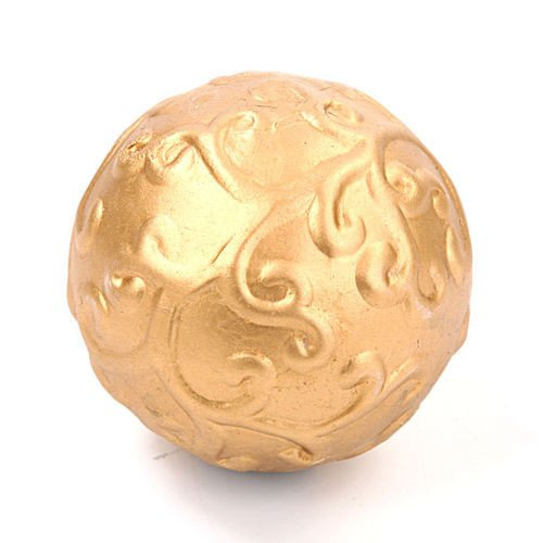 Gold, ceramic ball, 8,5 cm
