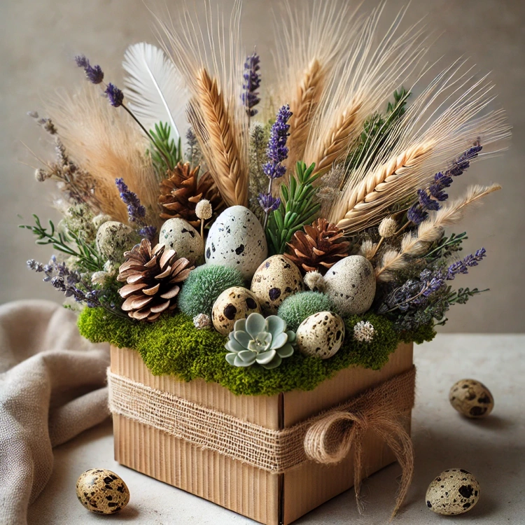 Dried lavender twigs bouquet 25 cm