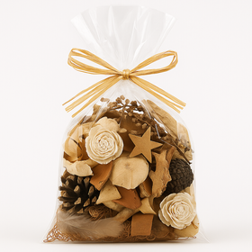 Cinnamon potpourri set - Cream-Brown