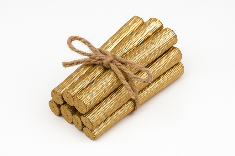 Gold wood, L 10-12 cm, 6 pcs