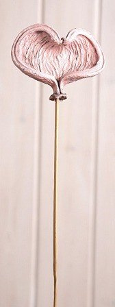 Set of 3 light pink Badam on sticks