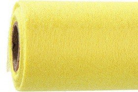 Decorative interfacing, W 20 cm, L 9 yd - yellow PROMOTION
