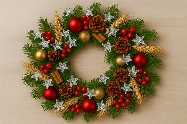 Acrylsterne, Weihnachtsdekoration 50g