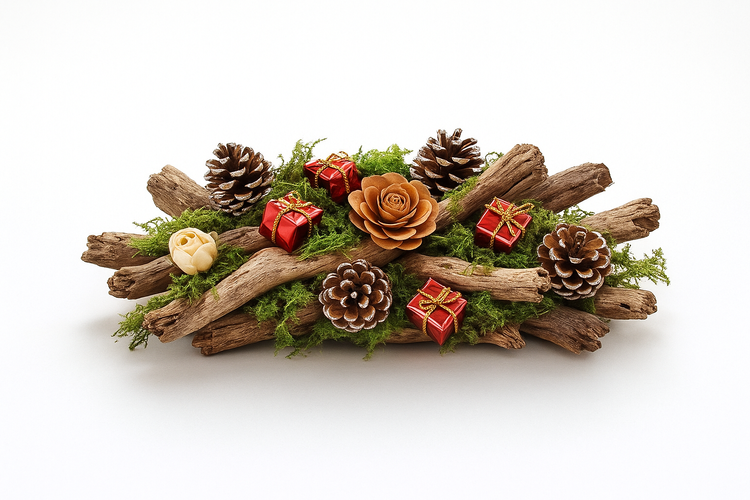 Wurzeln Kopi Cone, 10-15 cm,  9 Stücke - golden