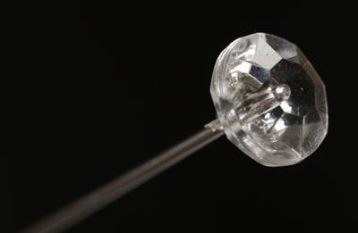 Pin 6mm diamond 12pcs/pkg
