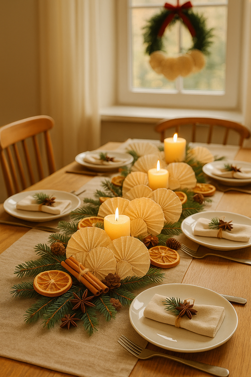 Zestaw wachlarzy dekoracyjnych Shola na drucikach – bukiet 5 szt. w pudełku – naturalna dekoracja GrandDeco