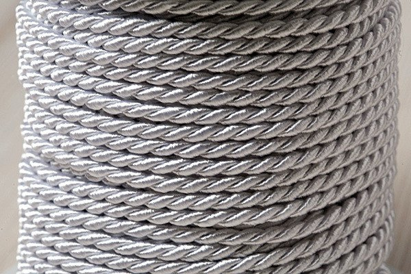 Decorative white string 5m