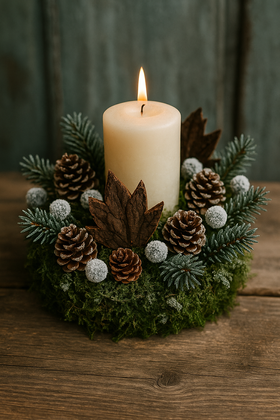 Leaf of oak wood 16 cm