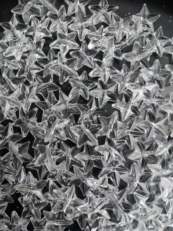 Acrylsterne, Weihnachtsdekoration 50g