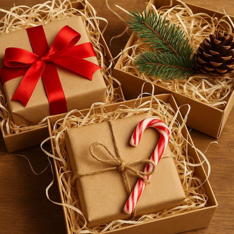 Wood wool - bleached 20 / 20cm