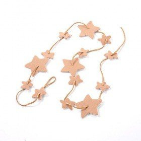 Garland  suede stars thonged 120 cm