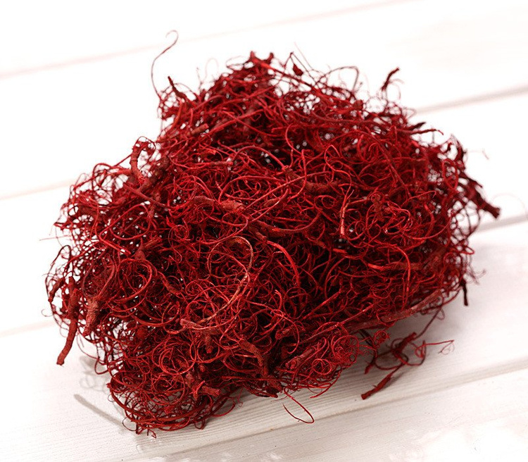 Curly Moos, 30 g, weinrot