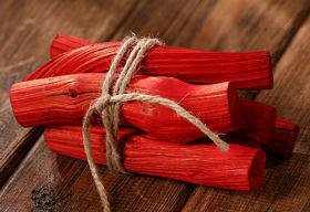 Rotes Holz, L 10-12 cm, 6 Stücke