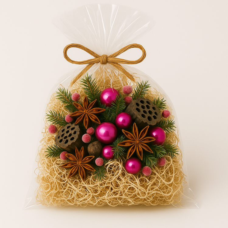 Wybielane korzonki dekoracyjne 0,5 l – naturalny susz egzotyczny w jasnym odcieniu | kolekcja GrandDeco